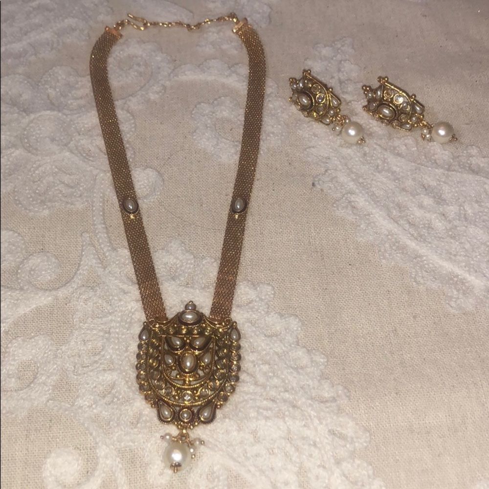 🚨Handcrafted India Jewelry Set - Picture 3 of 7